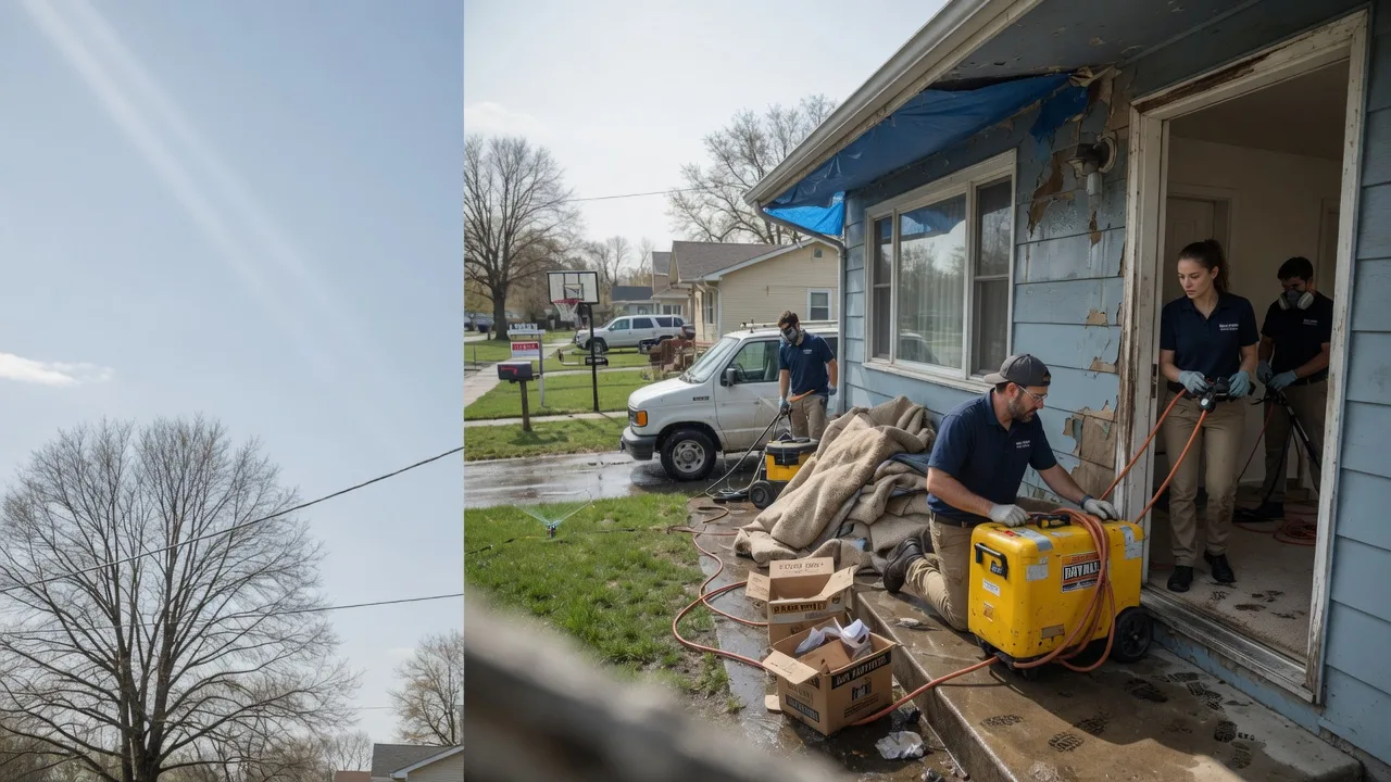 Basement Flood Cleanup in Riverdale, MI near me